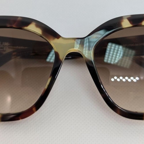 Furla Women's Sunglasses Brown Tortoise Shell Acetate Frame New