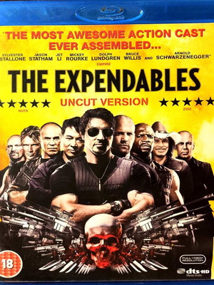 Blu-Ray The Expendables used, action movie with English subtitles