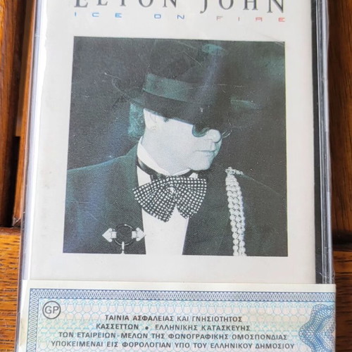 Elton John Ice On Fire 1986 cassette tape new