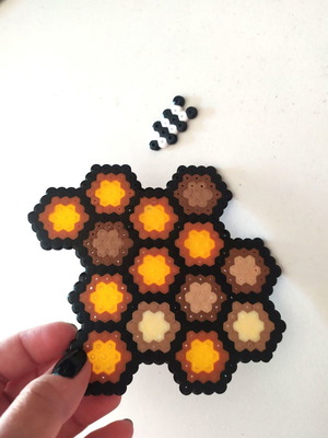 Handmade Bee Hive decorative new, fridge magnet or coaster