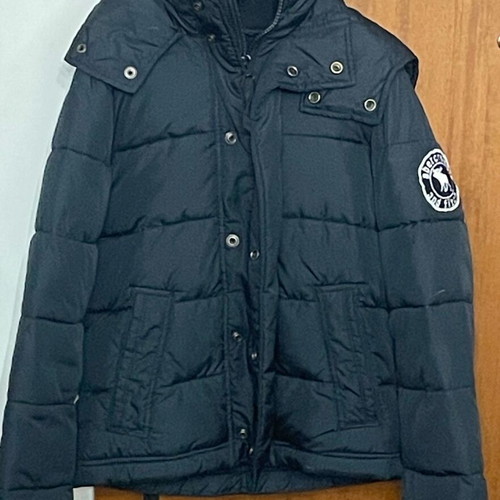 Abercrombie Down Jacket with Hood Like New Blue