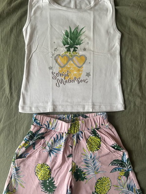 Miss Ebita sleeveless top and shorts set for 6-year-old girl