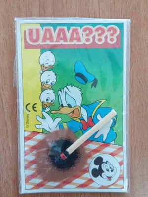 Collectible Trick Prank Match from Mickey Mouse Disney 1980s New