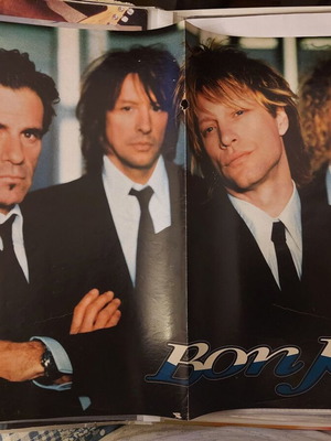 Bon Jovi poster used, size 41x28, Bravo magazine