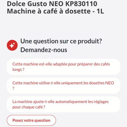 Dolce Gusto Neo coffee machine