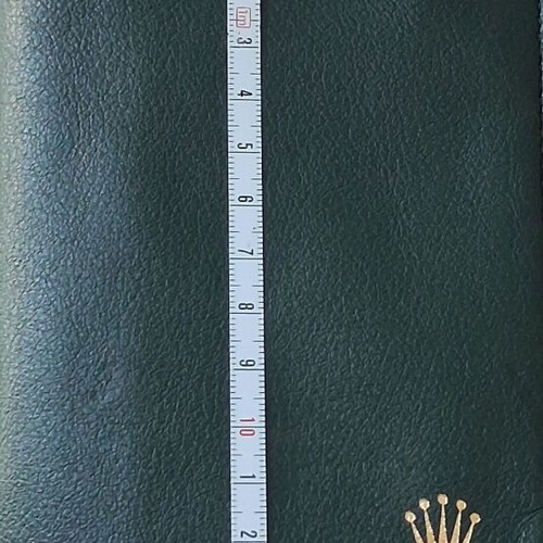 Leather agenda wallet Rolex used, green