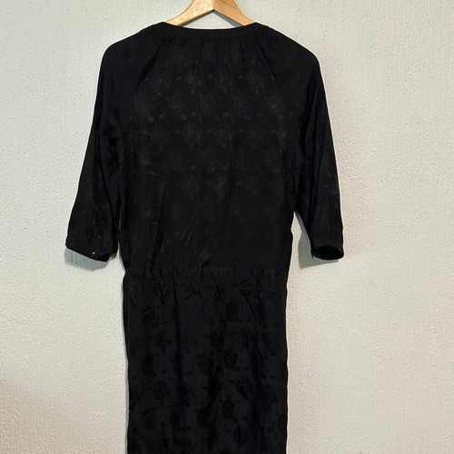 Maison Scotch black silk blend dress