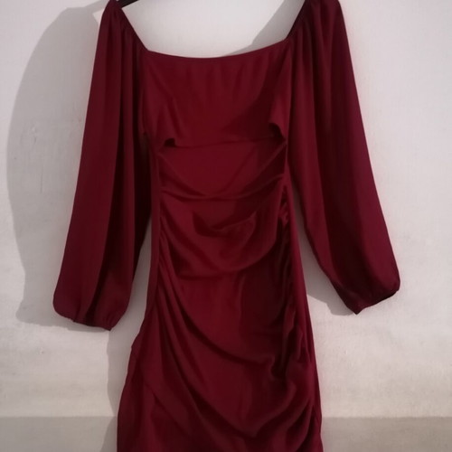 Mini evening dress Shein burgundy size M like new
