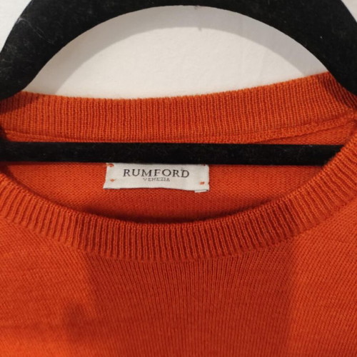 Rumford Venezia sweater orange size S new, wool blend
