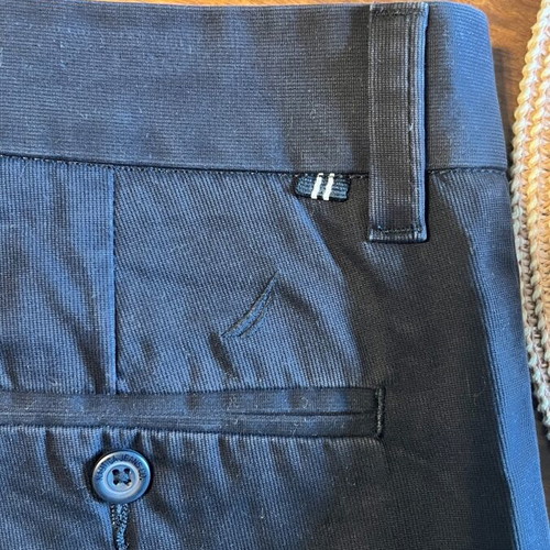 Nautica chino trousers like new, size W34L34, navy blue