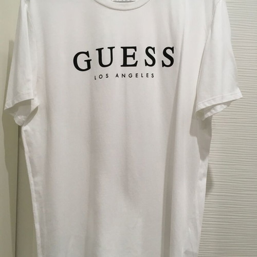 Guess Men T-shirt M new, white
