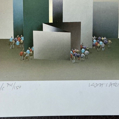 Kurt Larisch signed limited-edition serigraph print