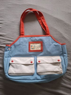 Paul Frank tote bag used, blue, original Y2K