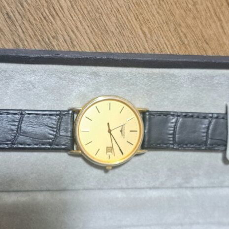Longines La Grande Classique wristwatch used, gold-plated, with box