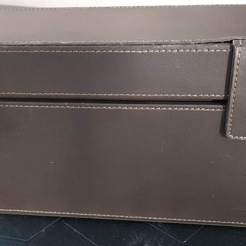 Leather bottle holder new with playing cards, dice and chips