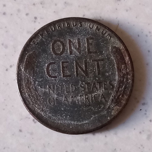1943 Steel Penny coin used