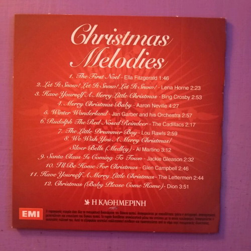 Christmas Melodies CD like new