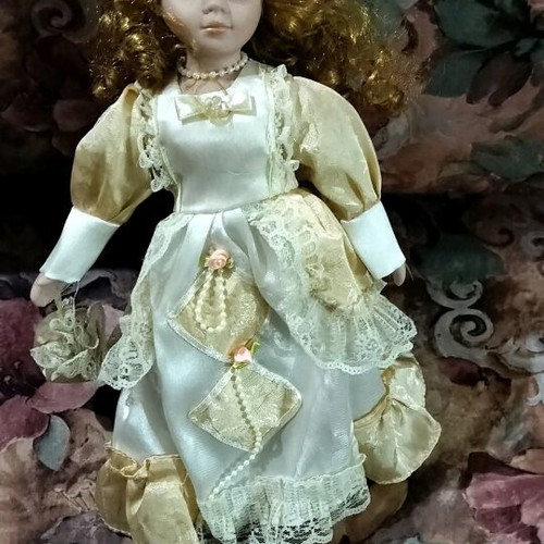 Porcelain doll collectible new over 30 years old