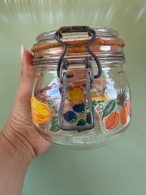 Le Parfait Super vintage glass jars, 0.5L, set of 2