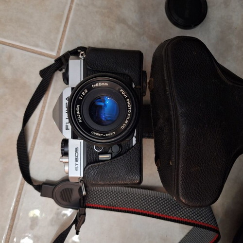 Fujica camera used with leather case