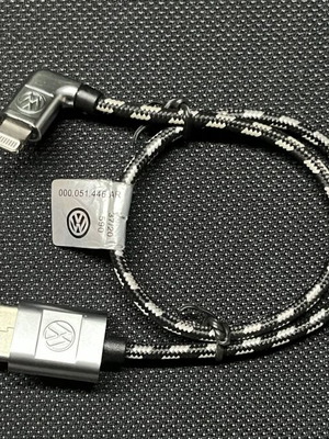 VW γνήσιο καλώδιο Premium USB A - Apple Lighting 30cm μεταχειρισμένο