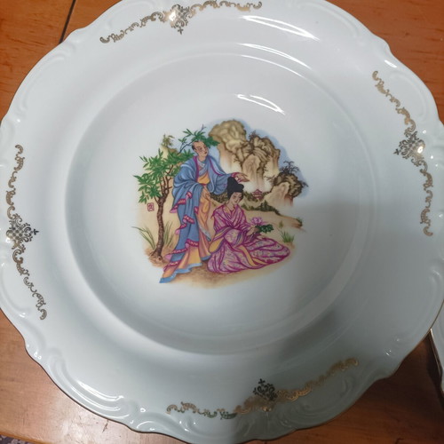 Winterling Vintage Salad Plate porcelain, new, 25-28cm