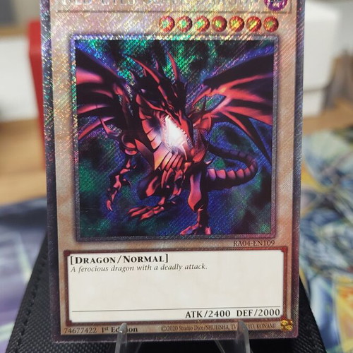 Red-Eyes Black Dragon Platinum Secret Rare Yu-Gi-Oh! card