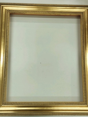 Wooden carved golden frame like new