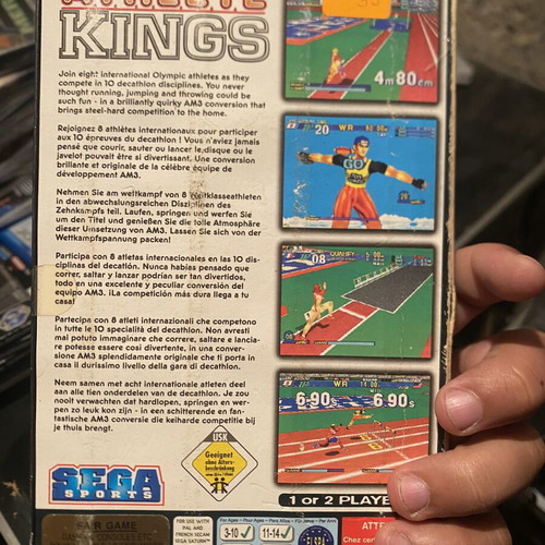 Athlete Kings Sega Saturn game like new