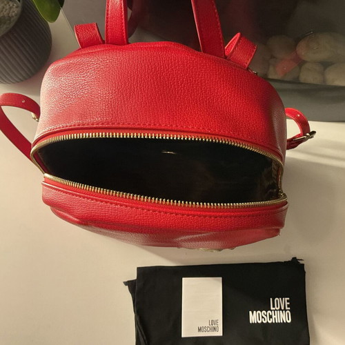 Moschino backpack used, red