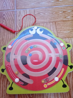 Viga magnetic labyrinth game used