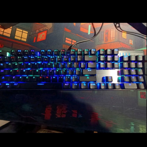 PC keyboard used, mechanical Motospeed