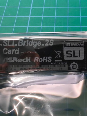 ASRock SLI Bridge 2S like new for Nvidia