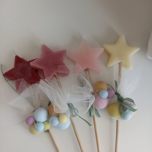 Star-shaped scented candle favor new