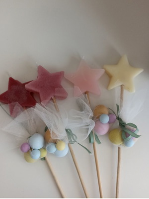 Star-shaped scented candle favor new