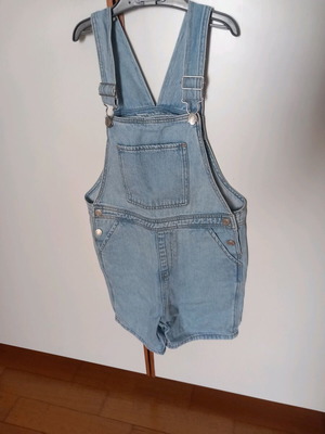 Zara denim salopette new for 5-6 years old girl, blue