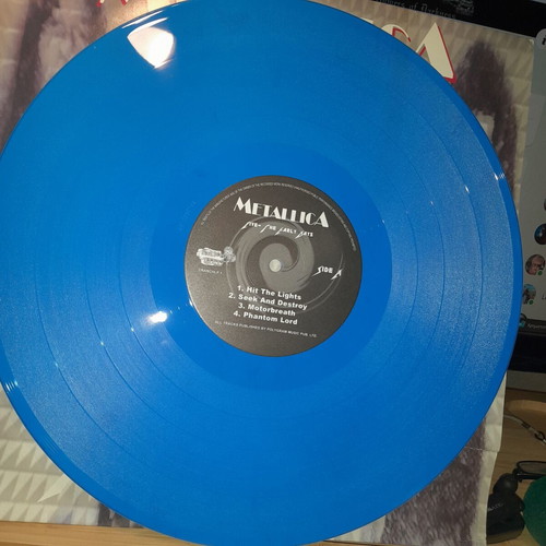 Metallica Live The Early Days LP used, rare bootleg vinyl