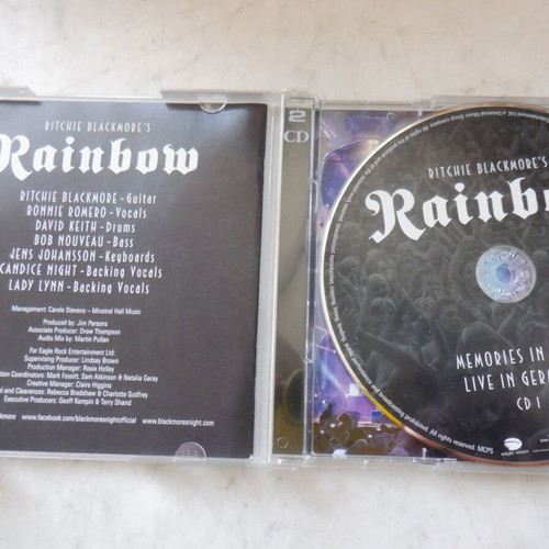 Rainbow Memories In Rock double CD new, live in Germany 2016