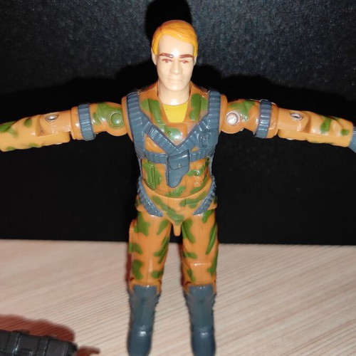 G.I.JOE Freefall (v1) 1990 action figure used with equipment