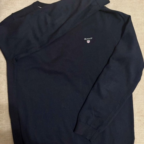 Gant blouse long sleeve new, size L, navy blue
