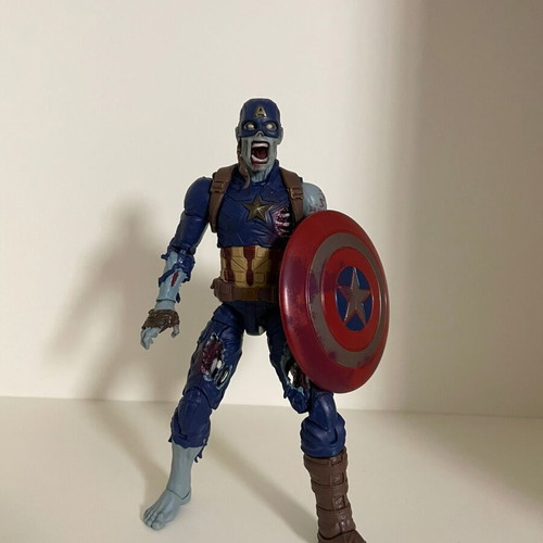 Hasbro Marvel Legends What If...? Zombie Captain America figure like new