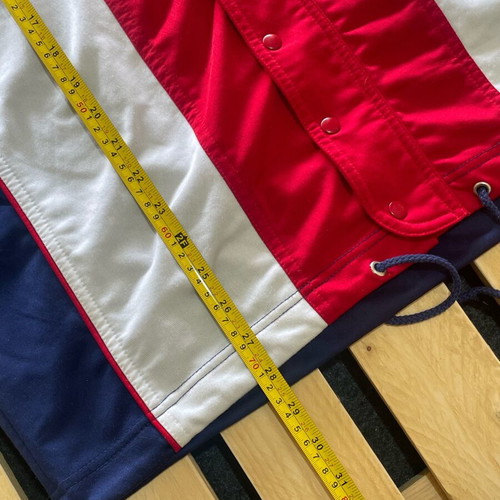 Vintage Converse All Star Basketball Jacket Large like new, navy red white