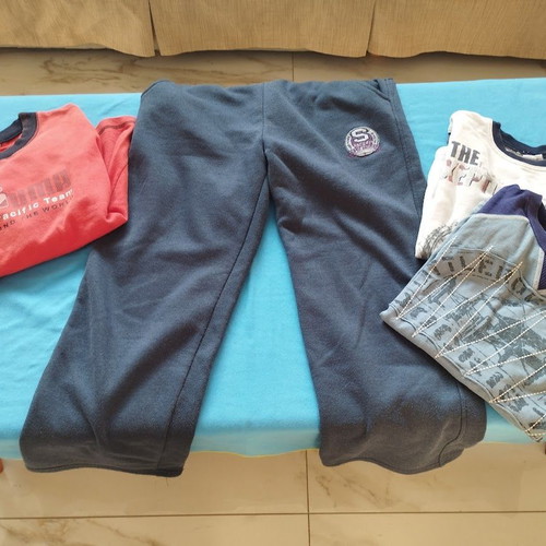 Set of 3 branded boys' shirts No 10-12 like new with free tracksuit