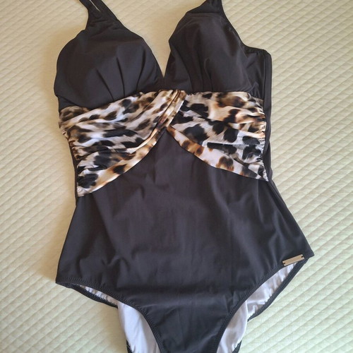 Fürstenberg one-piece swimsuit like new, brown, size XL