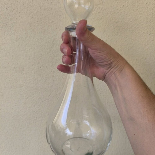 Glass carafe with stopper used, 1 liter