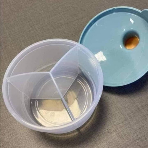Tupperware baby set new, 2 pieces for wipes and milk powder