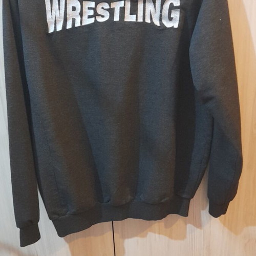 Wrestling training suit used with white stain on pants