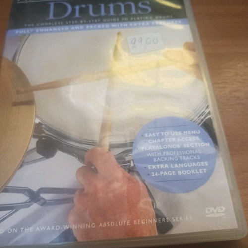 Absolute Beginners Drums DVD new