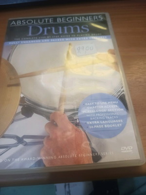 Absolute Beginners Drums DVD new