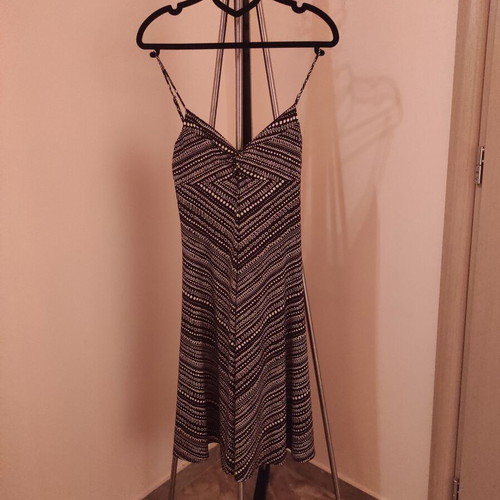 Midi dress with straps BCBG Maxazria used, brown